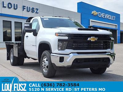 New 2025 Chevrolet Silverado 3500 Work Truck Regular Cab 4WD Flatbed Truck for sale #CF252144 - photo 1