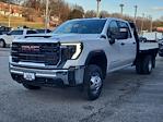 New 2025 GMC Sierra 3500 Pro Crew Cab 4WD Flatbed Truck for sale #BF330666 - photo 1