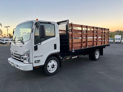 2023 Isuzu NPR-HD Regular Cab DRW 4x2, Custom Truck Body & Equipment Stake Bed for sale #230161 - photo 1