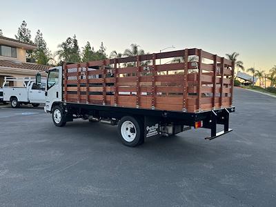 2023 Isuzu NPR-HD Regular Cab DRW 4x2, Custom Truck Body & Equipment Stake Bed for sale #230161 - photo 2