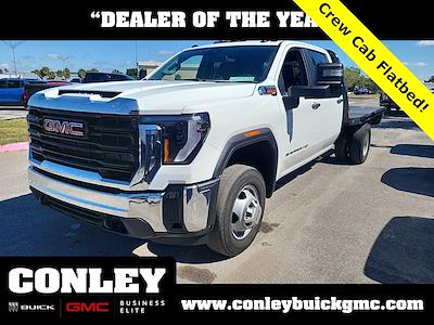 Used 2025 GMC Sierra 3500 Crew Cab Flatbed Truck for sale #F337147A - photo 1
