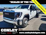 Used 2025 GMC Sierra 3500 Crew Cab Flatbed Truck for sale #F337147A - photo 1