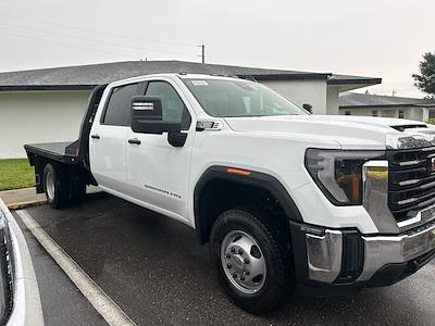 New 2025 GMC Sierra 3500 Pro Crew Cab 4x4 9' 4" CM Truck Beds Steel Flatbed Truck for sale #FS293742 - photo 1