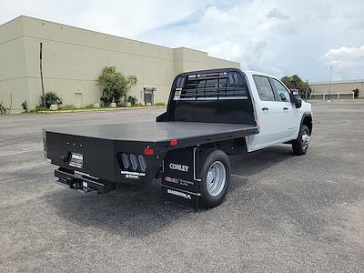 New 2025 GMC Sierra 3500 Pro Crew Cab 4x4 9' 4" CM Truck Beds Steel Flatbed Truck with Gooseneck Hitch for sale #FS297463 - photo 2