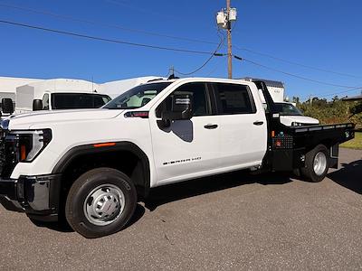 New 2025 GMC Sierra 3500 Pro Crew Cab 4WD 9' 4" Hillsboro Steel Flatbed Truck for sale #FS341700 - photo 2