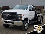 2023 Chevrolet Silverado 5500 Regular Cab DRW 4WD, J & I Manufacturing Skirted Flatbed Flatbed Truck for sale #530095 - photo 1