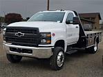 2023 Chevrolet Silverado 5500 Regular Cab DRW 4WD, J & I Manufacturing Skirted Flatbed Flatbed Truck for sale #530095 - photo 5