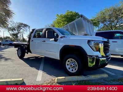New 2024 GMC Sierra 3500 Pro Crew Cab 4WD Flatbed Truck for sale #T24529 - photo 1
