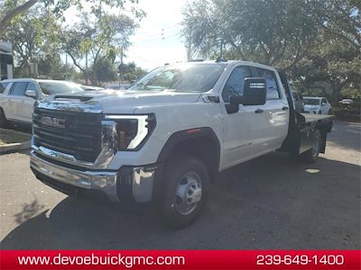 2025 GMC Sierra 3500 Crew Cab 4x4, CM Truck Beds RD Model Flatbed Truck for sale #T25119 - photo 1