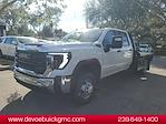 New 2025 GMC Sierra 3500 Pro Crew Cab 4WD 9' 4" CM Truck Beds Steel Flatbed Truck with Gooseneck Hitch for sale #T25119 - photo 1