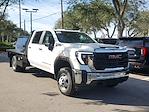 New 2025 GMC Sierra 3500 Pro Crew Cab 4WD 9' 4" CM Truck Beds Steel Flatbed Truck with Gooseneck Hitch for sale #T25119 - photo 8