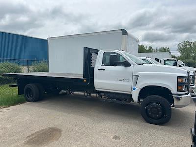 New 2024 Chevrolet Silverado 6500 Work Truck Regular Cab 4WD 16' 6" Parkhurst Flatbed Truck for sale #24MD40W - photo 1