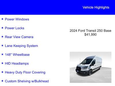 2024 Ford Transit 250 High Roof RWD Upfitted Cargo Van for sale #24T2658A - photo 2
