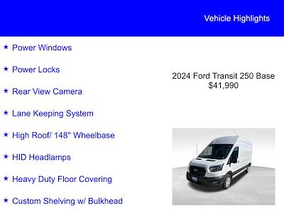 Used 2024 Ford Transit 250 High Roof Empty Cargo Van for sale #24T2659A - photo 2