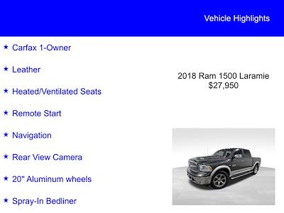 Used 2018 Ram 1500 Laramie Crew Cab for sale #25T1420A - photo 2