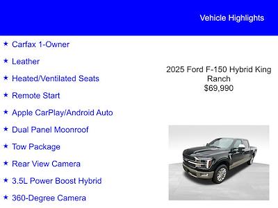 2025 Ford F-150 SuperCrew Cab 4WD Pickup for sale #25T1989A - photo 2