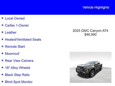 Used 2025 GMC Canyon AT4 Crew Cab for sale #25T2097A - photo 2
