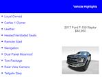 2017 Ford F-150 SuperCrew Cab 4x4 Pickup for sale #25T716A - photo 3