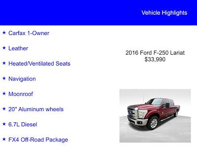 Used 2016 Ford F-250 Lariat Crew Cab for sale #25T750A - photo 2