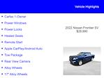 2022 Nissan Frontier Crew Cab 4WD Pickup for sale #26T484B - photo 2