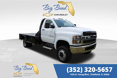 New 2024 Chevrolet Silverado 4500 Work Truck Regular Cab 4x4 11' 4" CM Truck Beds Steel Flatbed Truck with Gooseneck Hitch for sale #F10180 - photo 1