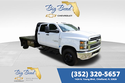 New 2024 Chevrolet Silverado 5500 Work Truck Crew Cab 11' 6" Knapheide Steel Flatbed Truck with Gooseneck Hitch for sale #F10216 - photo 1