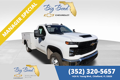 New 2025 Chevrolet Silverado 3500 Regular Cab Monroe Truck Equipment 98" S-Series ServicePro 8' 2" Service Truck for sale #F10369 - photo 1