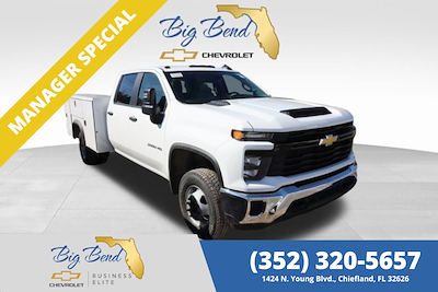 New 2025 Chevrolet Silverado 3500 Crew Cab Monroe Truck Equipment 108" Steel ServicePro 9' Service Truck for sale #F10387 - photo 1