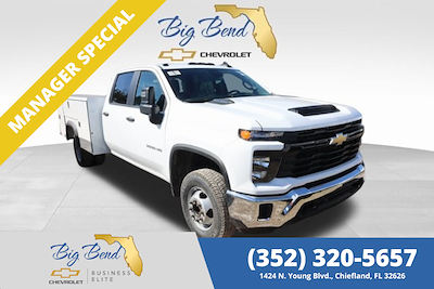 New 2025 Chevrolet Silverado 3500 Crew Cab Monroe Truck Equipment 108" Steel ServicePro 9' Service Truck for sale #F10388 - photo 1