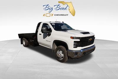 2025 Chevrolet Silverado 3500 Regular Cab 4x4, CM Truck Beds RD Model Flatbed Truck for sale #F10417 - photo 1