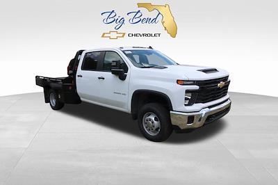 New 2025 Chevrolet Silverado 3500 Work Truck Crew Cab 4x4 9' 4" Hillsboro Steel Flatbed Truck for sale #F10463 - photo 1