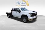New 2025 Chevrolet Silverado 3500 Work Truck Crew Cab 4x4 9' 4" Hillsboro Steel Flatbed Truck for sale #F10463 - photo 1