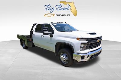 New 2025 Chevrolet Silverado 3500 Work Truck Crew Cab 4x4 9' 4" Hillsboro Steel Flatbed Truck for sale #F10465 - photo 1