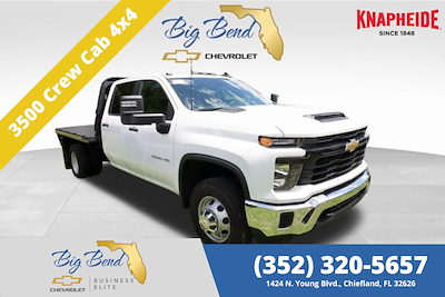 2025 Chevrolet Silverado 3500 Crew Cab DRW 4x4 Knapheide Flatbed Truck for sale #F10498 - photo 1
