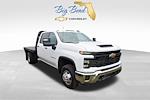 New 2024 Chevrolet Silverado 3500 Work Truck Crew Cab 4x4 9' 6" Knapheide Steel Flatbed Truck with Gooseneck Hitch for sale #F10615 - photo 1