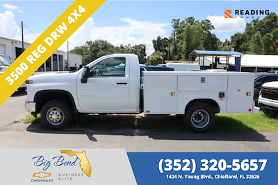New 2025 Chevrolet Silverado 3500 Regular Cab 4x4 Reading SLU108-DW 9' Service Truck for sale #F10628 - photo 1