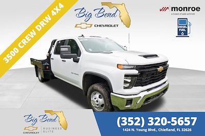 2025 Chevrolet Silverado 3500 Crew Cab DRW 4WD Flatbed Truck for sale #F10664 - photo 1