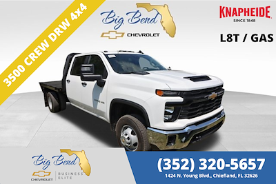 2025 Chevrolet Silverado 3500 Crew Cab DRW 4WD Knapheide Flatbed Truck for sale #F10683 - photo 1