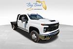 New 2025 Chevrolet Silverado 3500 Work Truck Crew Cab 4x4 9' 6" Knapheide Steel Flatbed Truck with Gooseneck Hitch for sale #F10683 - photo 1
