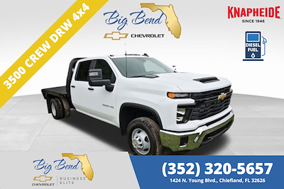 2025 Chevrolet Silverado 3500 Crew Cab DRW 4WD Knapheide Flatbed Truck for sale #F10688 - photo 1