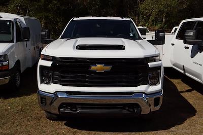 New 2025 Chevrolet Silverado 3500 Work Truck Crew Cab 4WD 9' 6" Knapheide Steel Flatbed Truck with Gooseneck Hitch for sale #F10743 - photo 2