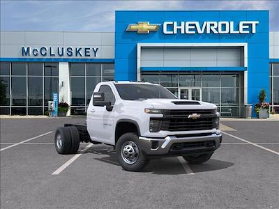 New 2025 Chevrolet Silverado 3500 Work Truck Regular Cab 4x4 60 CA Cab Chassis for sale #1420 - photo 1
