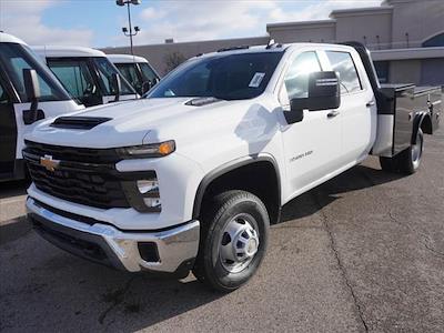 New 2025 Chevrolet Silverado 3500 Work Truck Crew Cab 4x4 9' 4" Knapheide Flatbed Truck for sale #251620F - photo 1