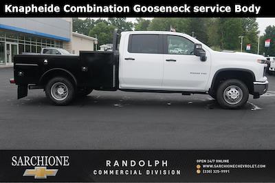 2024 Chevrolet Silverado 3500 Crew Cab 4x4, Knapheide PGTD Gooseneck Flatbed Truck for sale #30321 - photo 1