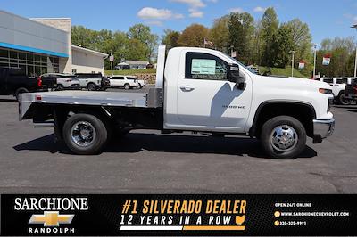 New 2025 Chevrolet Silverado 3500 LT Regular Cab 4x4 8' 6" M H EBY Flatbed Truck for sale #31658 - photo 1