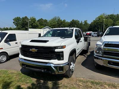 New 2024 Chevrolet Silverado 3500 Work Truck Crew Cab 4x4 9' 4" Knapheide Steel Flatbed Truck for sale #TF22551 - photo 1