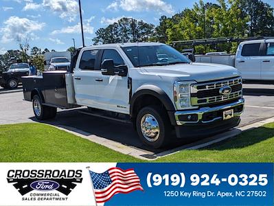 New 2025 Ford F-450 XL Crew Cab 4WD 11' 4" CM Truck Beds Steel Flatbed Truck for sale #T580156 - photo 1