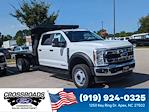New 2025 Ford F-450 XL Crew Cab 12' PJ's Steel Flatbed Truck with Hoist for sale #T580830 - photo 1