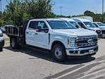 New 2025 Ford F-350 XL Crew Cab 9' PJ's Steel Flatbed Truck with Hoist with Gooseneck Hitch for sale #T580864 - photo 3