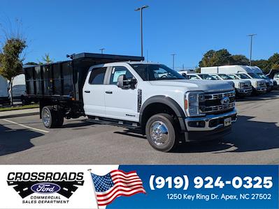 New 2025 Ford F-450 Crew Cab 4WD 12' PJ's Steel Dump Truck for sale #T580987 - photo 1